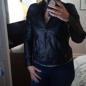 YMI faux leather biker jacket